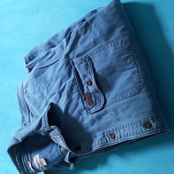 Carhartt Other - Blue jean carhartt button down relaxed fit shirt